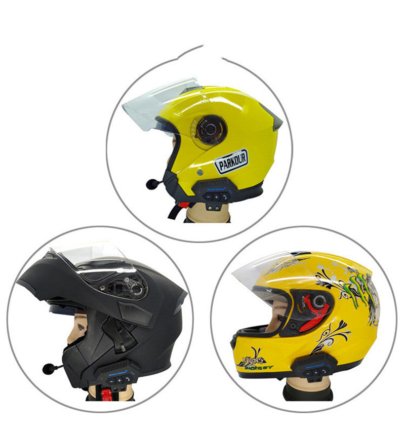 motorcycle helmet bluetooth headset wireless system