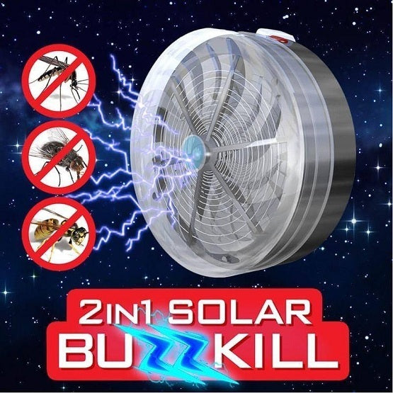 solar powered bug zapper electric mosquito trap