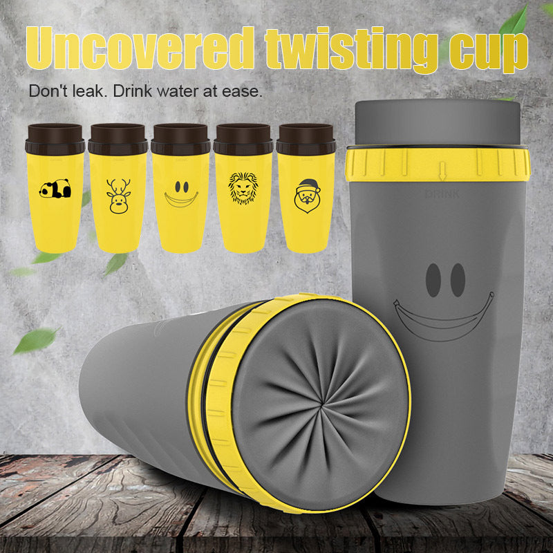 Portable Travel Cup – Twist Design, Reusable & Lightweight for On