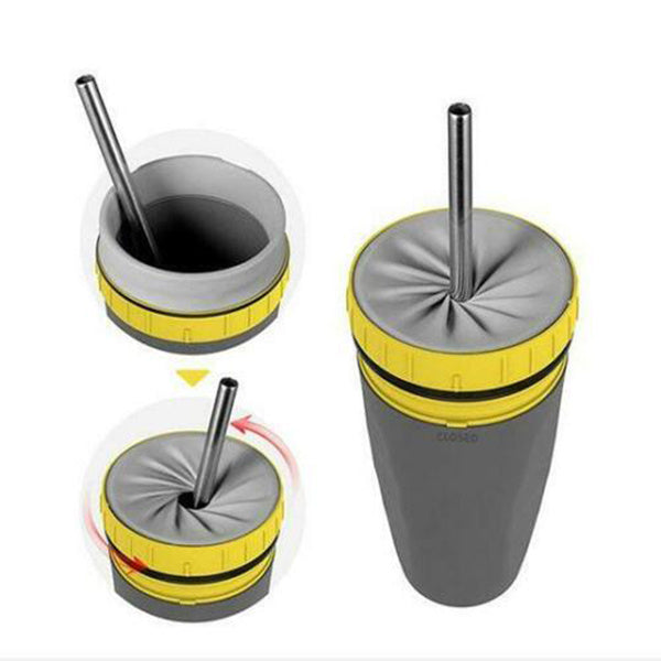 Portable Travel Cup – Twist Design, Reusable & Lightweight for On